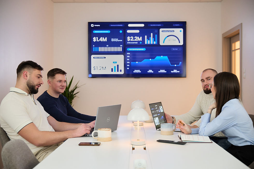 The ZYDOR IT team during a project meeting